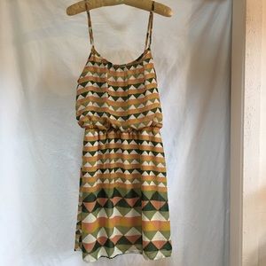 Peaches N Cream geometric summer dress